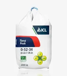 Добриво комплексне Монокалій фосфат NovaPeak МКР 0-52-34, 1 000 кг (ICL)