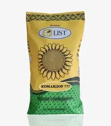 Соняшник Командор 777, п.о. 150 тис. насінин (Ліст)