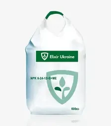 Добриво комплексне Elixir Basic NPK 6-24-12+S+ME (Еліксір Бейсік), 600 кг (Elixir Zorka)