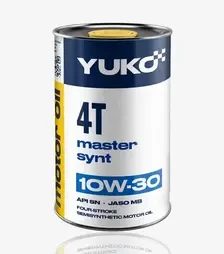 Моторна олива Yuko Master Synt 4T 10W-30, 600 мл