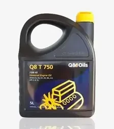 Моторное масло Q8 T 750 15W-40, 5 л