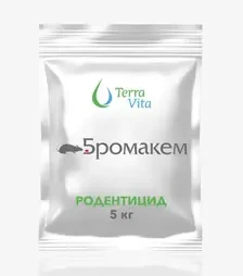 Родентицид Бромакем, 5 кг (TerraVita)
