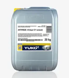Антифриз Yuko-40 Super G11 зеленый, 20 кг