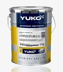 Пластичная смазка Yuko Litoplex EP2, 17 кг