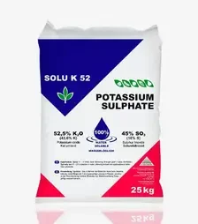 Микроудобрение Сульфат калия SOLU K-52 (K2O-52%, SO3-45%), 25 кг (Salinen Austria AG)