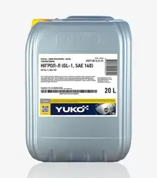 Трансмісійне мастило Yuko Нігрол – Л (GL-1, SAE 140), 20 л