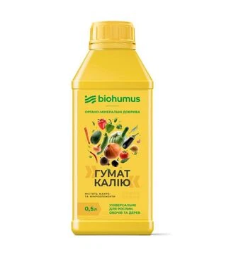 Біодобриво Гумат Калiю, 0,5 л (BioHumus)
