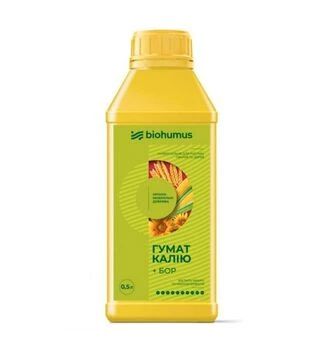 Біодобриво Гумат калію + БОР 0,5 л (Biohumus)