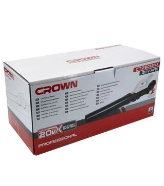 Садовая воздуходувка CROWN CT29013HX, 20В, без АКБ и ЗП