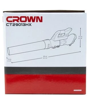 Садовая воздуходувка CROWN CT29013HX, 20В, без АКБ и ЗП