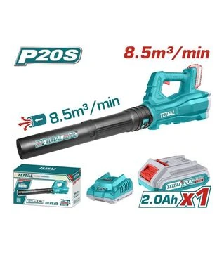 Садовая воздуходувка аккумуляторная TOTAL TABLI203235, 20В, 15000 об/мин (TABLI203235)