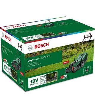 Газонокосилка аккумуляторная Bosch CityMower 18В с АКБ и ЗУ (06008B9A07)