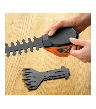 Кусторез аккумуляторный BLACK+DECKER GSL700 2в1, 7,2 В, 1,2 А*ч, 15 см