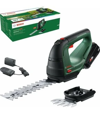 Электроножницы для травы Bosch AdvancedShear 18V-10 + насадка-кусторез (0.600.857.000)