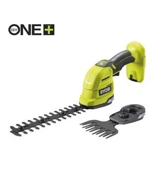 Электроножницы для травы Ryobi ONE+ RY18GSA-0 18В + насадка кусторез, без АКБ и ЗУ (5133005764)