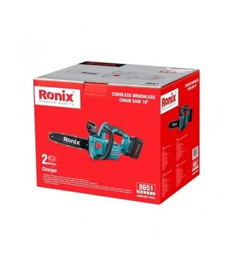 Пила ланцюгова акумуляторна Ronix 250 мм, 20В, 4Ач (8651)