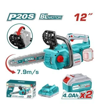 Пила ланцюгова акумуляторна TOTAL TGSLI201286 (TGSLI201286)