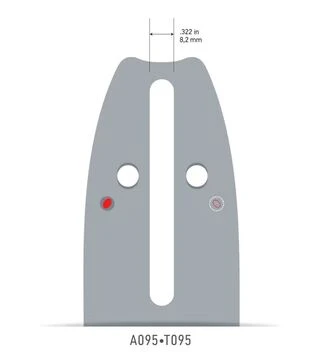 Шина OREGON 16"/40 см, 3/8'', 1,3 мм (160SPEA095)