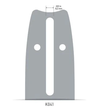 Шина OREGON 16"/40 см, 0,325", 1,3 мм (160MLBK041)