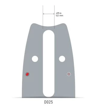 Шина OREGON 18"/45 см, 0,325", 1,5 мм (183SFHD025)