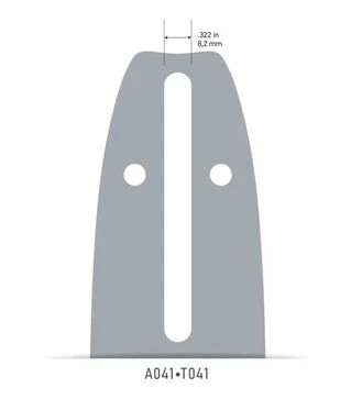 Шина OREGON 16"/40 см, 3/8'', 1,1 мм (164MLEA041)
