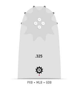 Шина OREGON 15"/37 см, 0,325", 1,5 мм (158PXBK095)