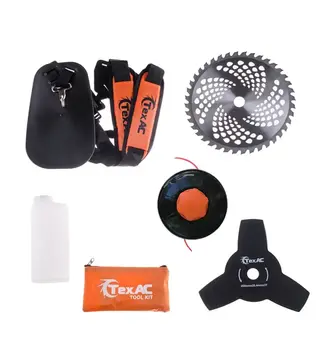 Мотокоса бензинова Tex.AC TA-03-153, 3.2 кВт, цільна штанга