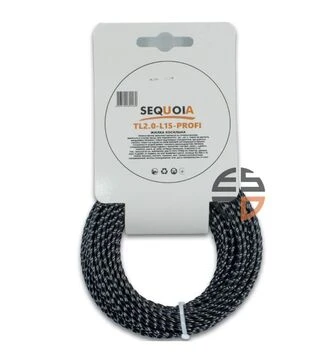 Волосінь для тримера SEQUOIA TL2,0-L15-Profi кручений квадрат 2,0 мм, 15 м