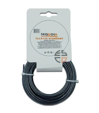 Волосінь для тримера SEQUOIA TL2,0-L15-Standart кругла 2,0 мм, 15 м