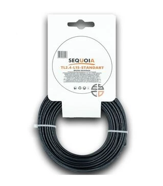 Волосінь для тримера SEQUOIA TL2,4-L15-Standart кругла 2,4 мм, 15 м