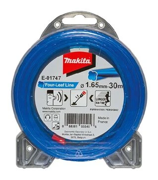 Леска для триммера Makita 1,65мм/30м, клевер (E-01747)