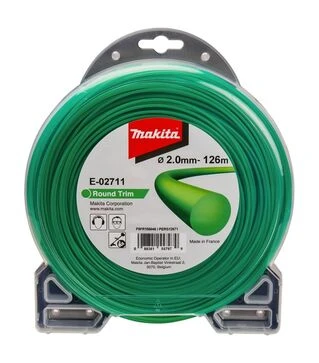 Волосінь для тримера Makita 2,0мм/126м, кругла (E-02711)