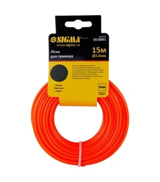 Ліска для тримера Sigma круг &Oslash;3,0мм, 15м (5618061)