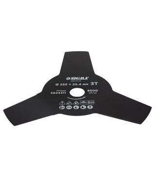 Ніж для тримера Sigma Ø255×25,4мм, 3Т (5624311)