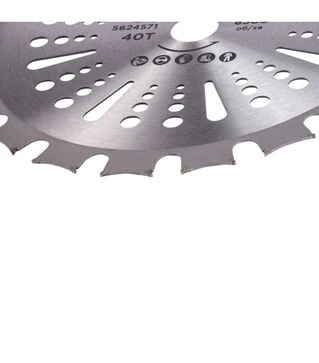 Диск для триммера Sigma с твердосплавными напайками Ø255×25,4мм, 40Т, двухсторонний (5624571)