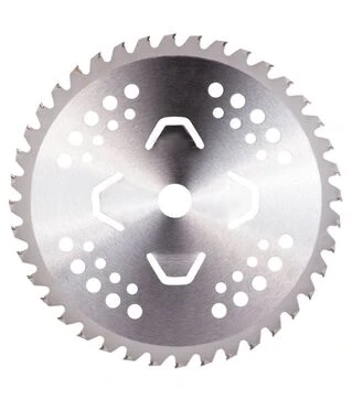 Диск для триммера Sigma с твердосплавными напайками Ø255×25,4мм, 40Т, 4 подрезных лопата (5624601)