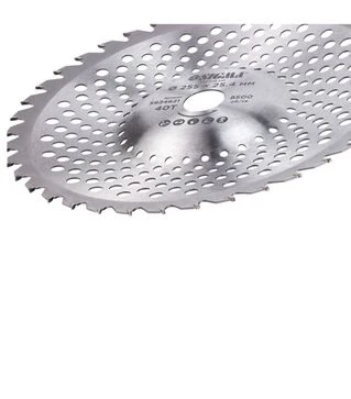 Диск для тримера Sigma з твердосплавними напайками Ø255×25,4мм, 40Т, хвилеподібний (5624621)