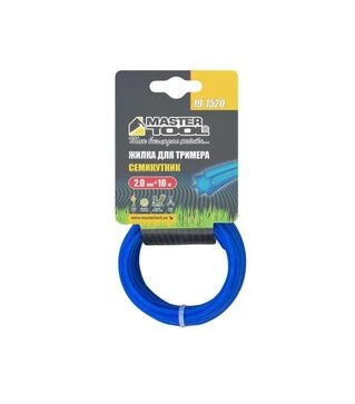 Волосінь для тримера MASTERTOOL семикутна, 2 мм, 10 м (19-1520)