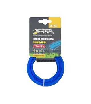 Леска для триммера MASTERTOOL семиугольная, 2,7 мм, 10 м (19-1527)