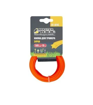 Волосінь для тримера MASTERTOOL зірка, 1,65 мм, 15 м (19-1016)