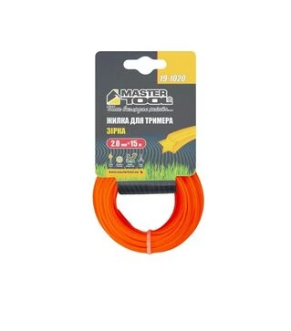 Волосінь для тримера MASTERTOOL зірка, 2 мм, 15 м (19-1020)