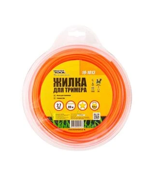 Волосінь для тримера MASTERTOOL зірка, 2,70 мм, 89 м блістер (19-1013)