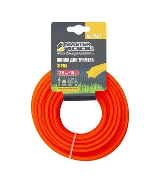 Леска для триммера MASTERTOOL звезда, 3 мм, 15 м (19-1030)