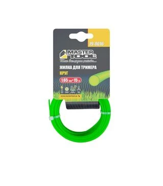 Волосінь для тримера MASTERTOOL кругла, 1,65 мм, 15 м (19-0016)