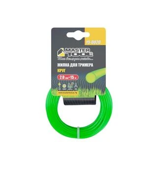 Волосінь для тримера MASTERTOOL кругла, 2 мм, 15 м (19-0020)