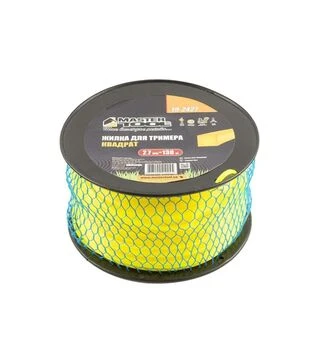 Волосінь для тримера MASTERTOOL квадратна 2,7 мм, 138 м котушка (19-2427)