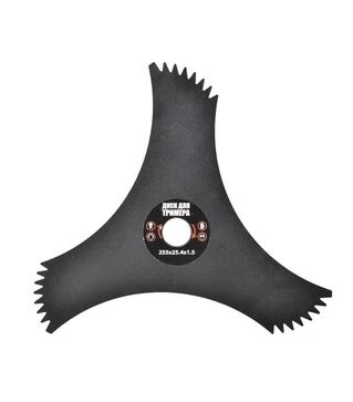 Диск для триммера MASTERTOOL 255х25,4, 3Т с зубцами (19-1916)