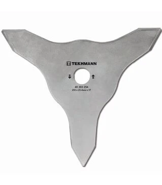 Ніж для тримера Tekhmann, двосторонній, 255х25.4 мм, 3 лопасті (40303254)