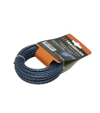 Леска для триммера Tekhmann Flower-Twist, 2,4 мм, 15 м (T.40824015)