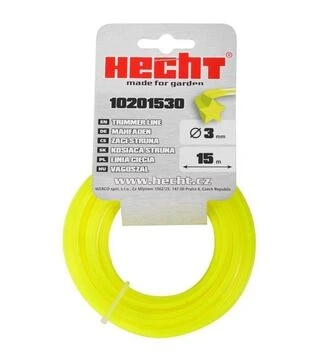 Волосінь для тримера HECHT 3 мм, 15 м, зіркоподібна (HECHT10201530)